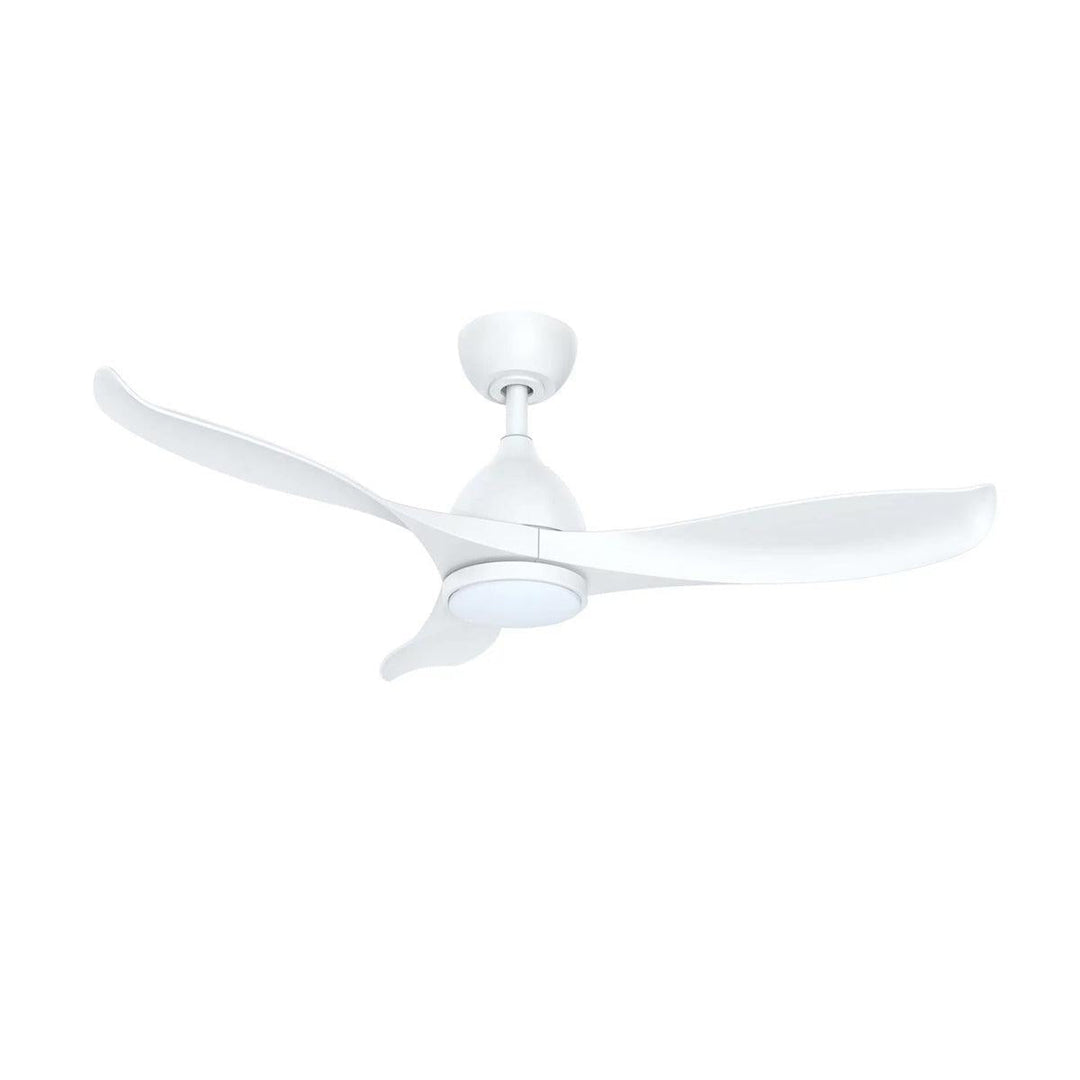 42" Scorpion DC Ceiling Fan Matt Black, Matt White with Light MSDC1033 Martec Lighting