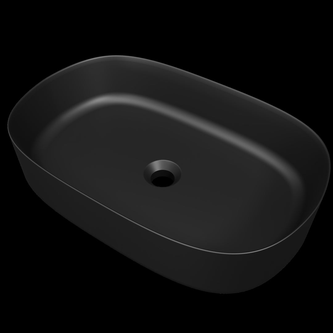 Myrtle Basin 550mm Black Matt