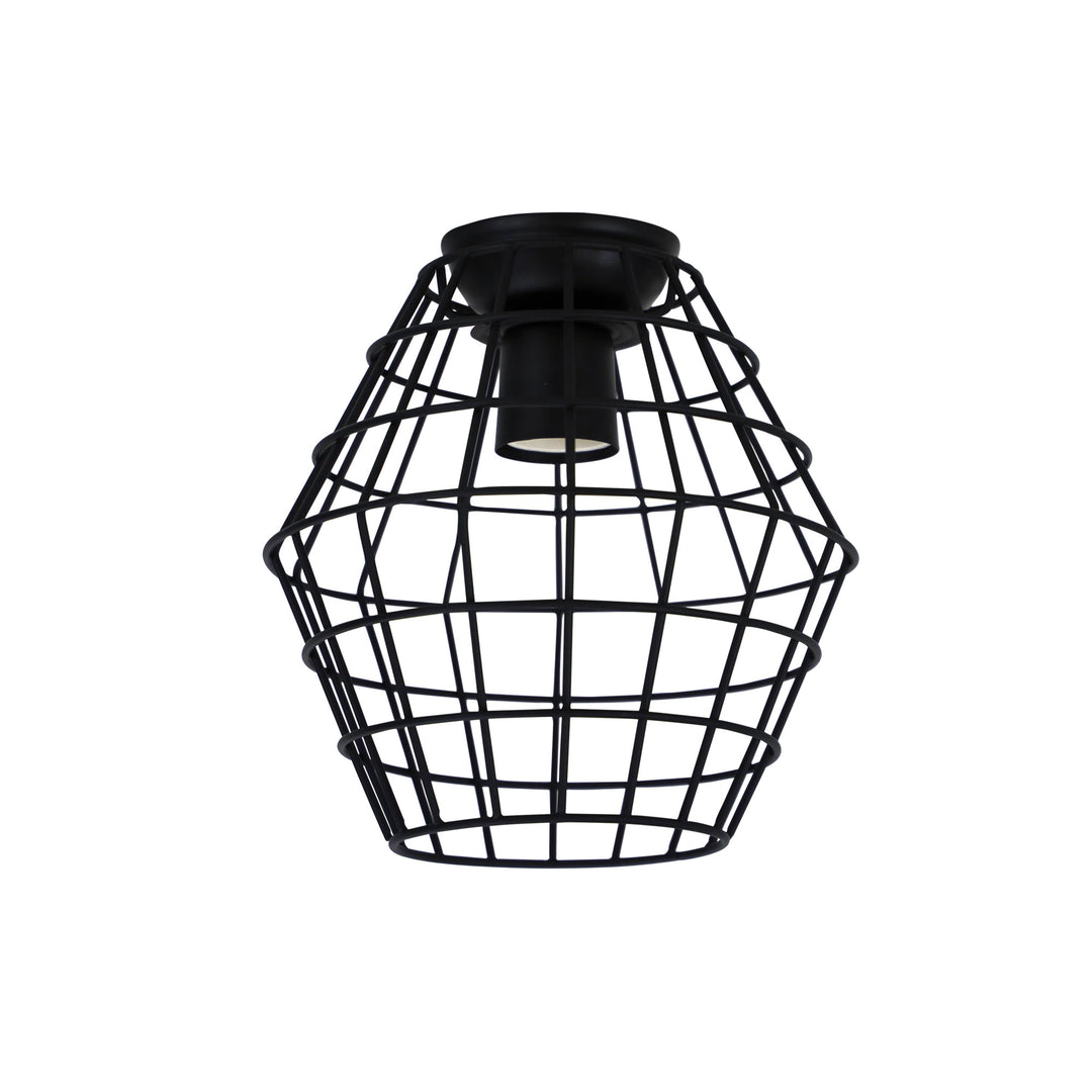 Maci.18 Wire Retro Industrial DIY Shade - Black & White Mesh