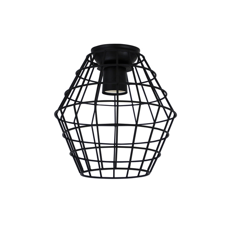 Maci.18 Wire Retro Industrial DIY Shade - Black & White Mesh