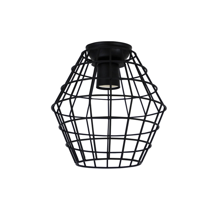 Maci.18 Wire Retro Industrial DIY Shade - Black & White Mesh