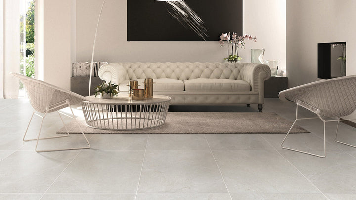 Magic Stone White 300x600mm Porcelain Tile | Classic Marble Look with Modern Functionality