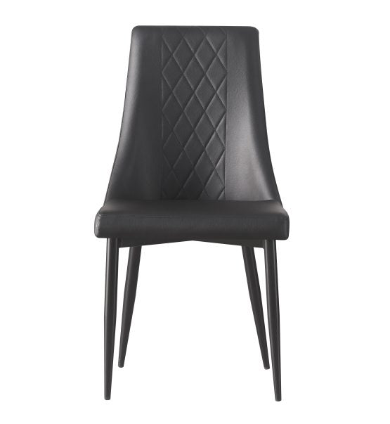 New! Magnus Chair Black Faux Leather