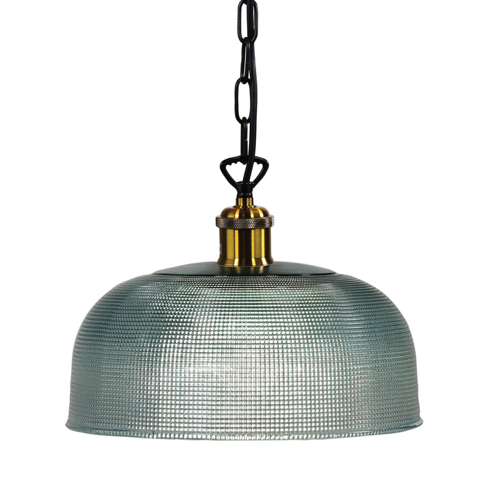 Maison 27 Retro Halophane Glass Pendant