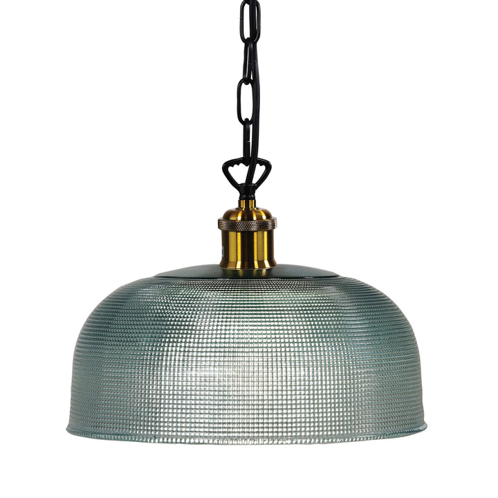 Maison 27 Retro Halophane Glass Pendant