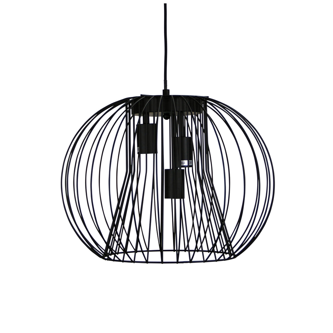 Malo.45 Black Wire 3-Light Pendant