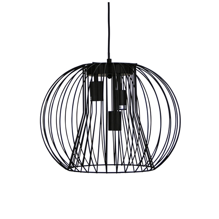 Malo.45 Black Wire 3-Light Pendant