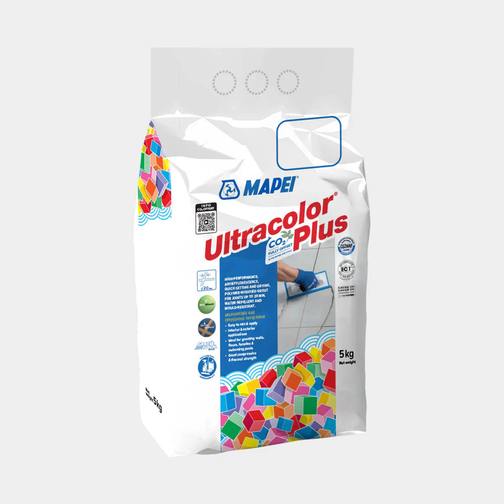 Mapei Grout Ultra Color Plus Alu 111 5kg Silver Grey
