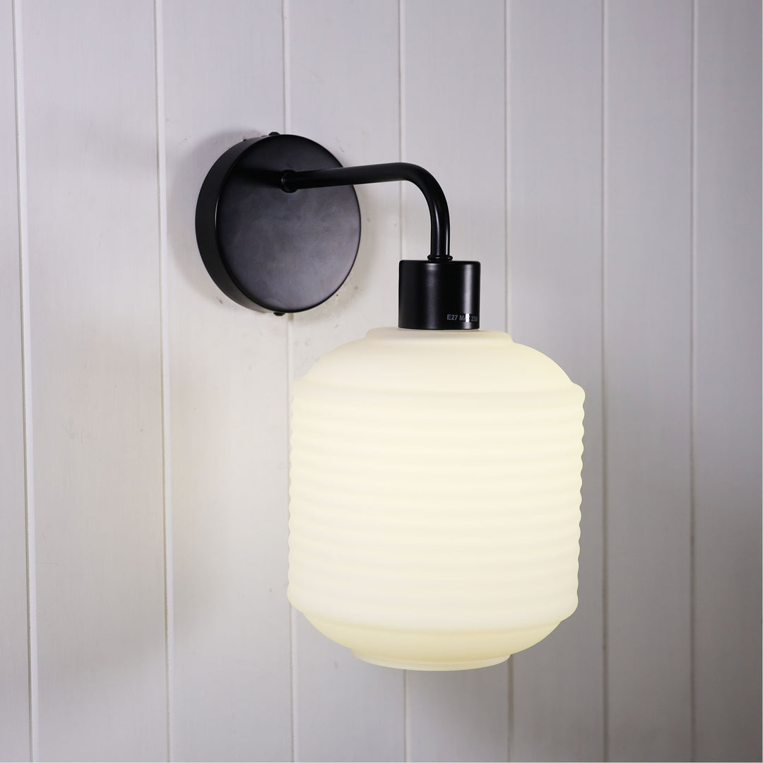 Marconi Wall Opal Clear Glass Sconce