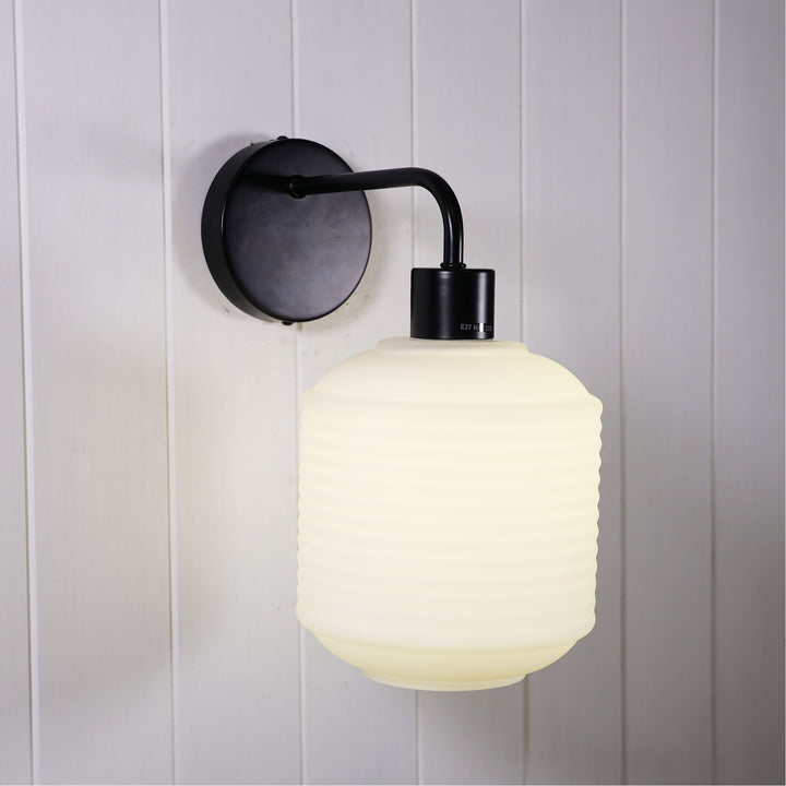 Marconi Wall Opal Clear Glass Sconce