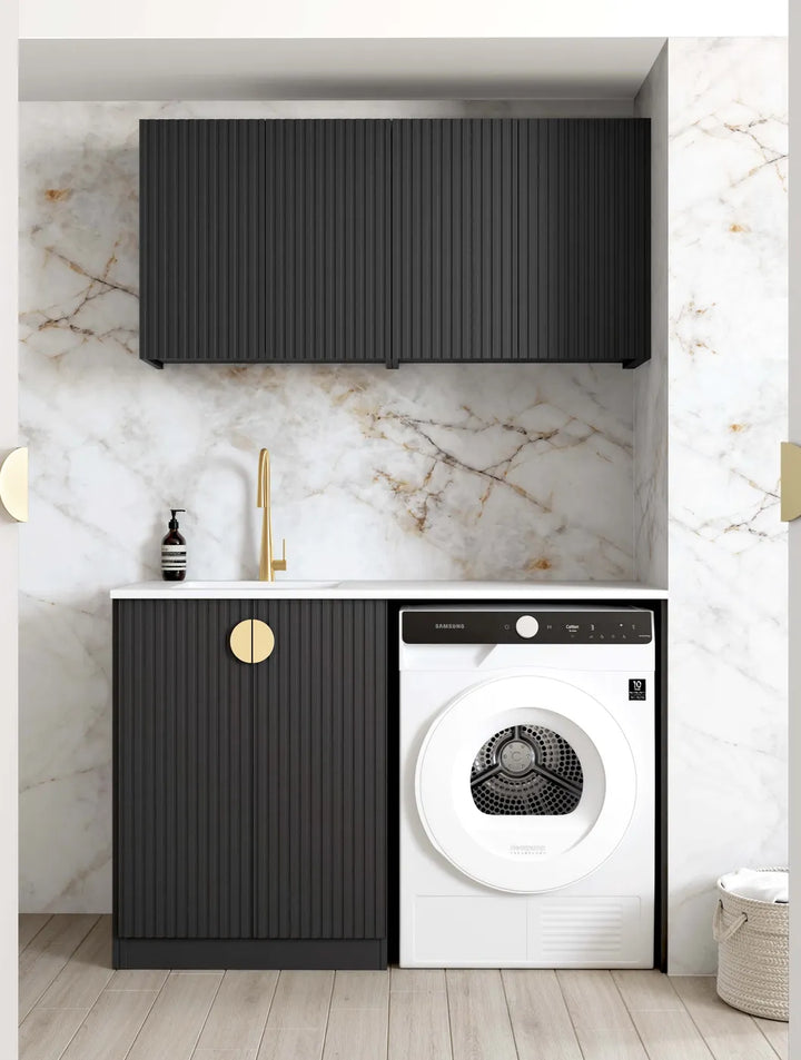 Marlo Black Laundry Kit 1305x600x2100