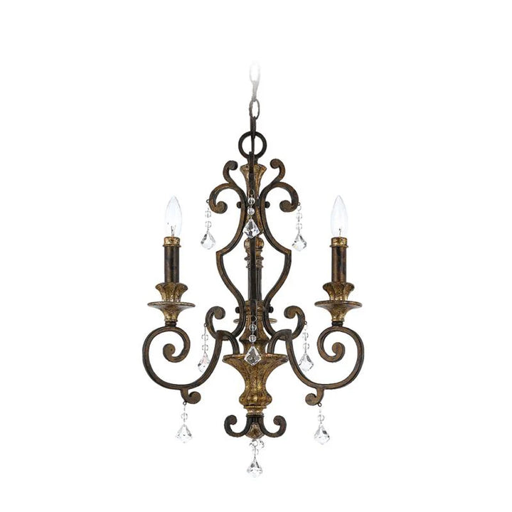 Marquette Chandelier 3Lt/6Lt/9Lt E14 in Heirloom Elstead Lighting - ELS.QZ-Marquette