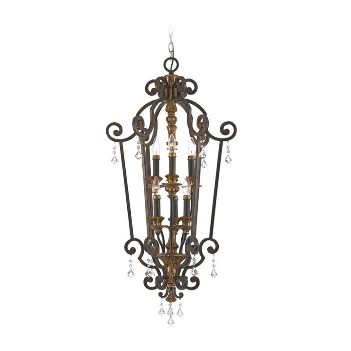 Marquette Chandelier 3Lt/6Lt/9Lt E14 in Heirloom Elstead Lighting - ELS.QZ-Marquette