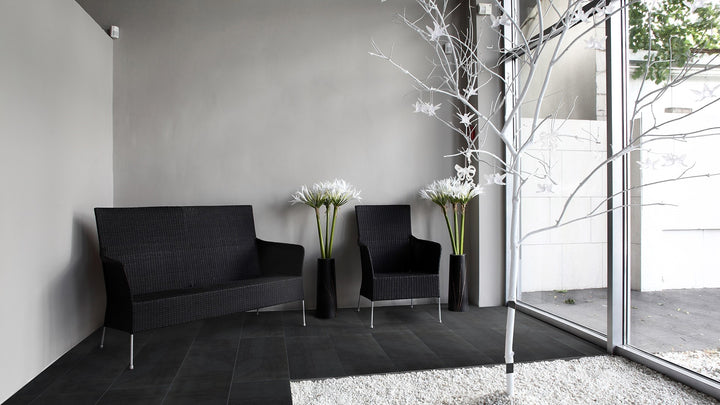 Matang Charcoal Matt 300x300mm Ceramic Tile | Durable Stone-Look Tiles for Modern Interiors