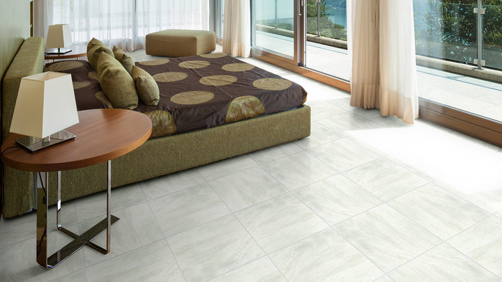 Matang Light Grey Matt 300x300mm Ceramic Tile | Stylish Stone-Look Tiles for Modern Interiors