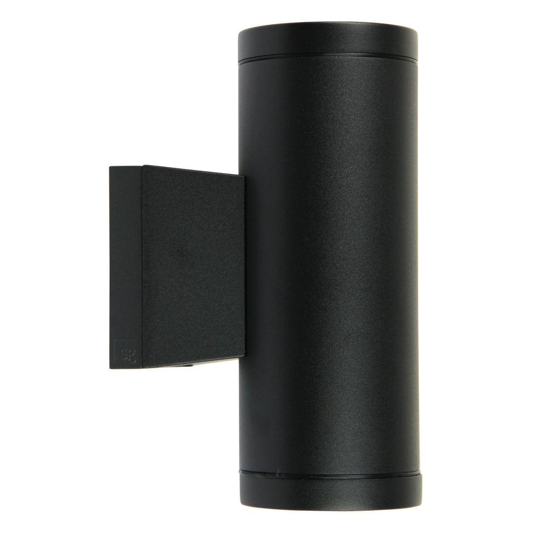 Metro Twin Black SG Quality Outdoor Wall Light