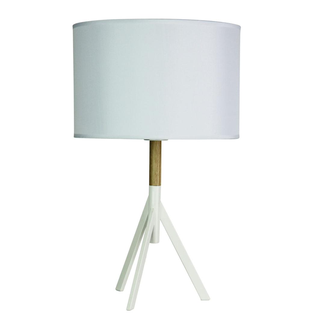 Micky White Retro Metal Table Lamp