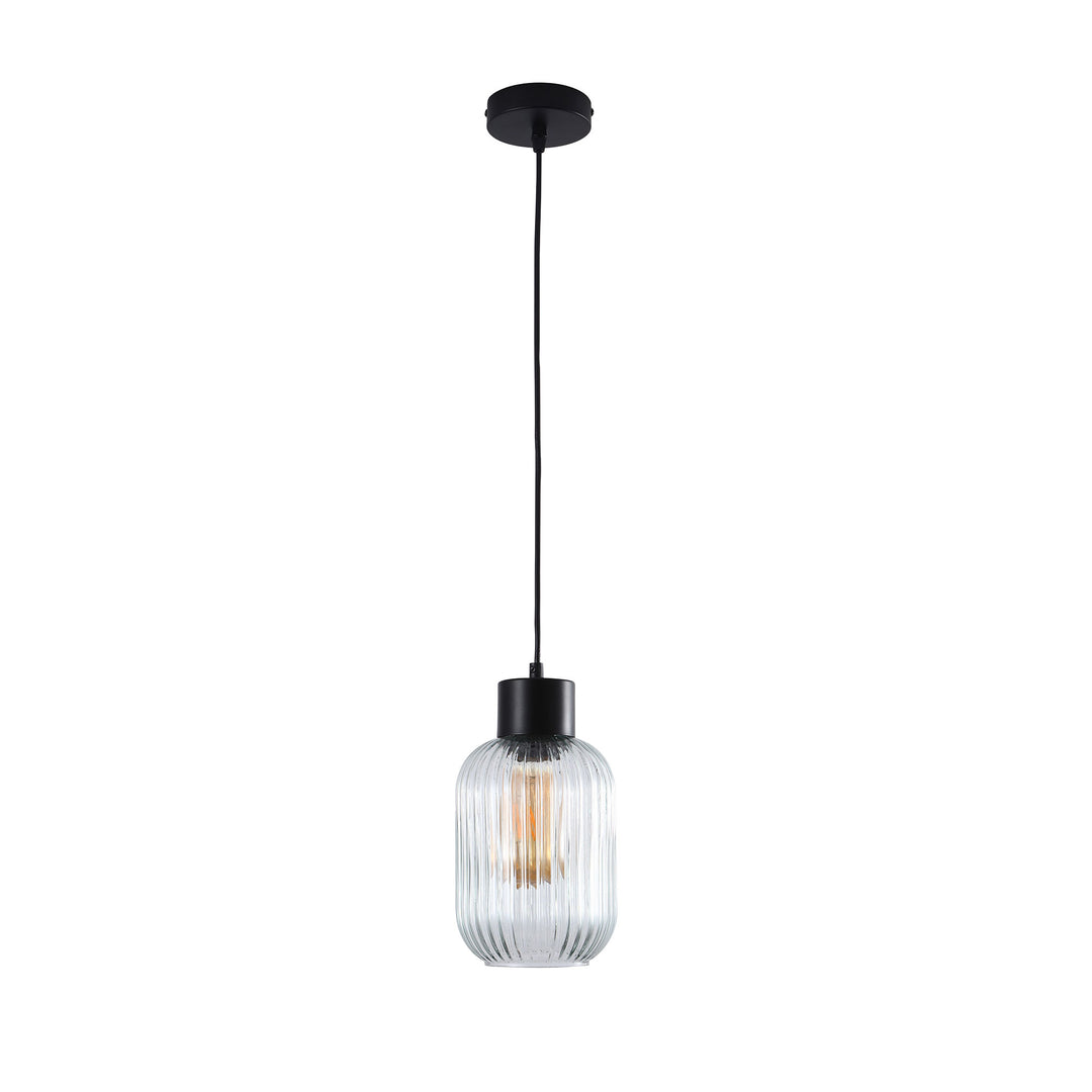 Miller 130 Ribbed Glass Pendant