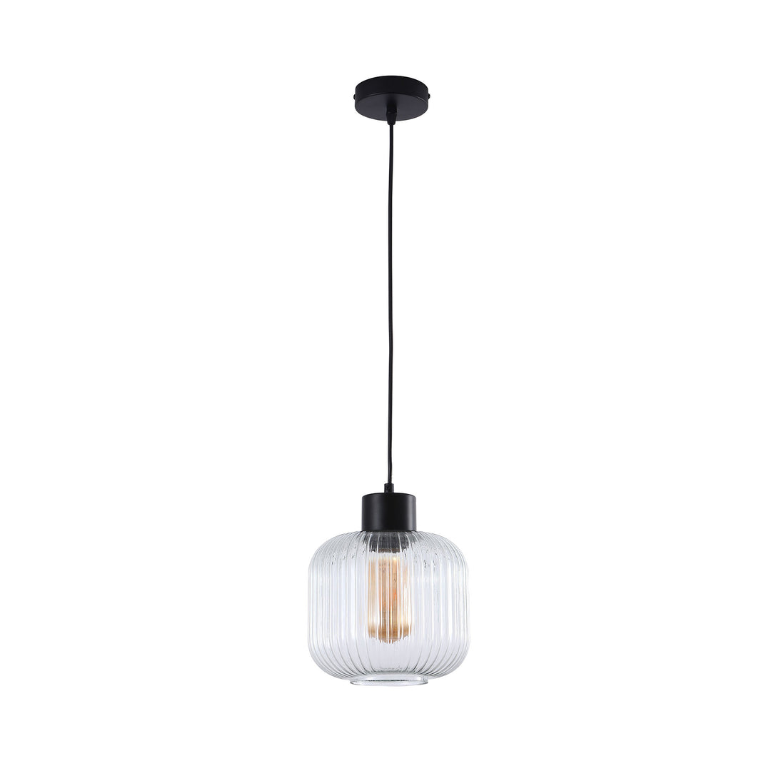 Miller 200 Ribbed Glass Pendant
