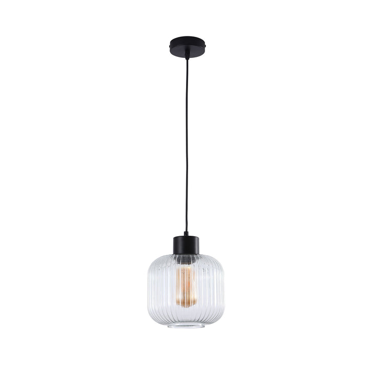 Miller 200 Ribbed Glass Pendant