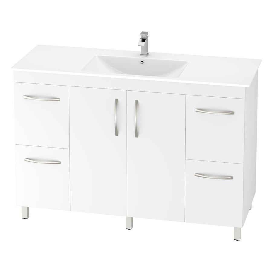 Monica 120cm PVC Vanity Cabinet Only – Pilbara Bathroom Warehouse Perth WA