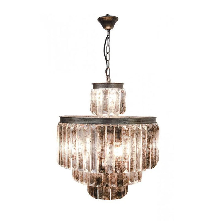 Montana Chandelier 9x40w E14 in Silver