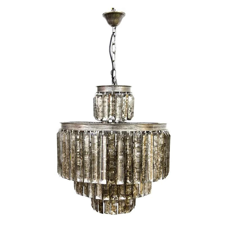 Montana Chandelier 9x40w E14 in Silver