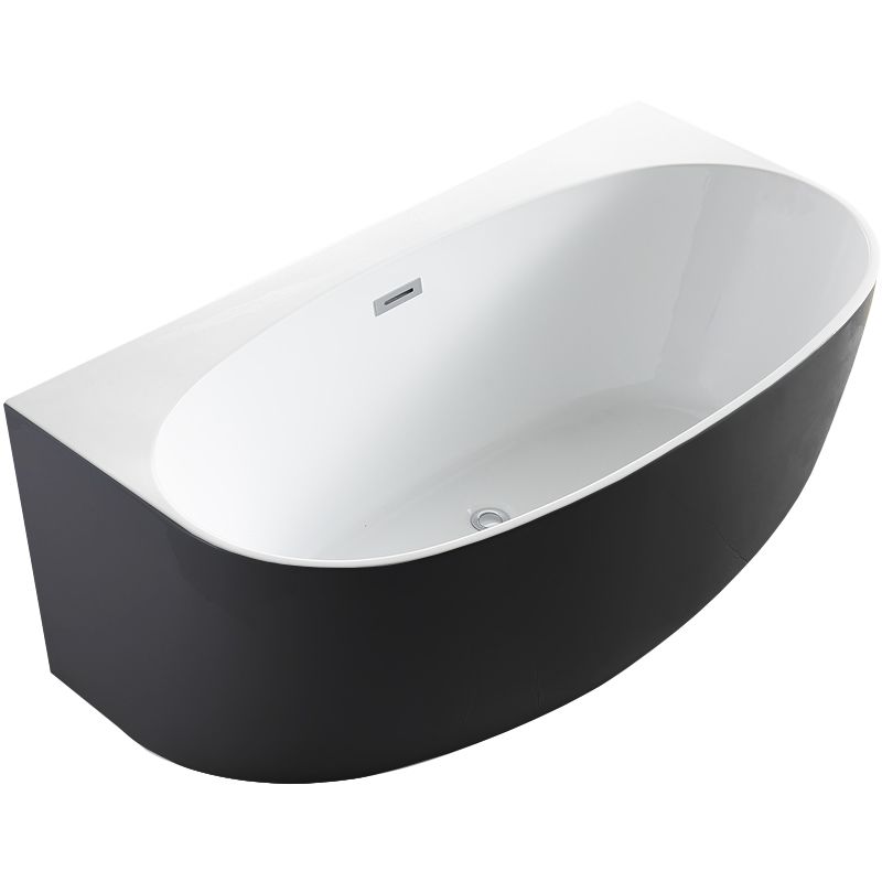 Morocco 150cm Back to Wall Freestanding Bath