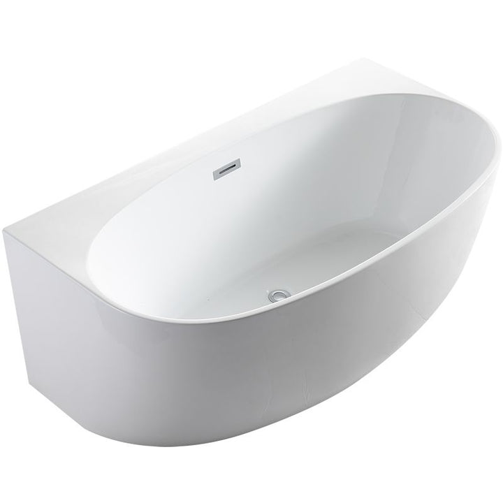 Morocco 150cm Back to Wall Freestanding Bath