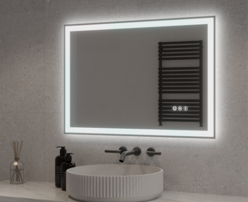 NEXUS S silver geometric wall light with sharp modern lines and architectural appeal – Pilbara Bathroom Warehouse Perth and regional Western Australia