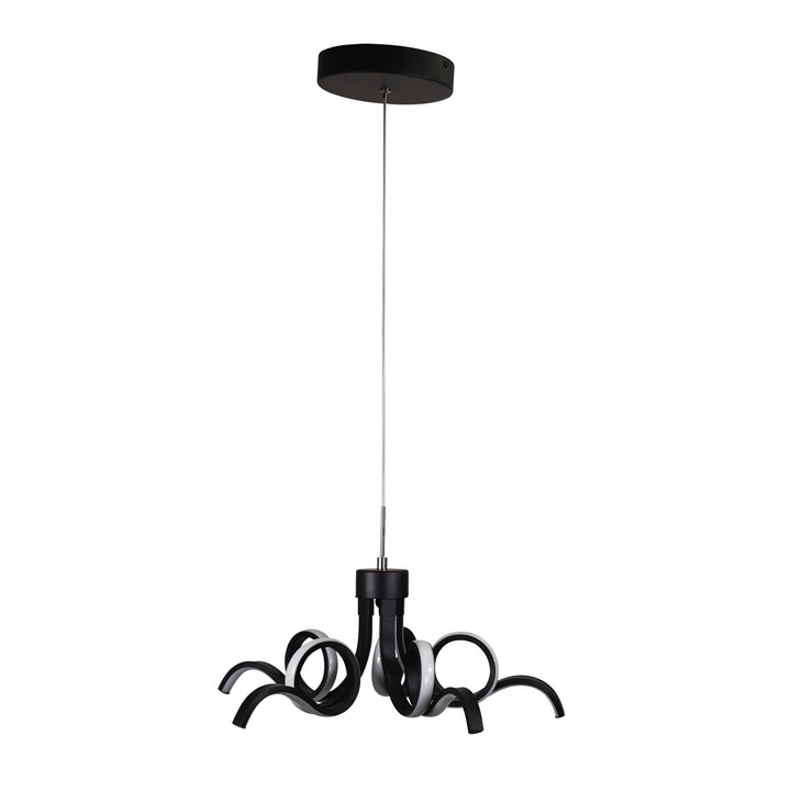 NOODLE.50 Black Tri-Colour LED Pendant