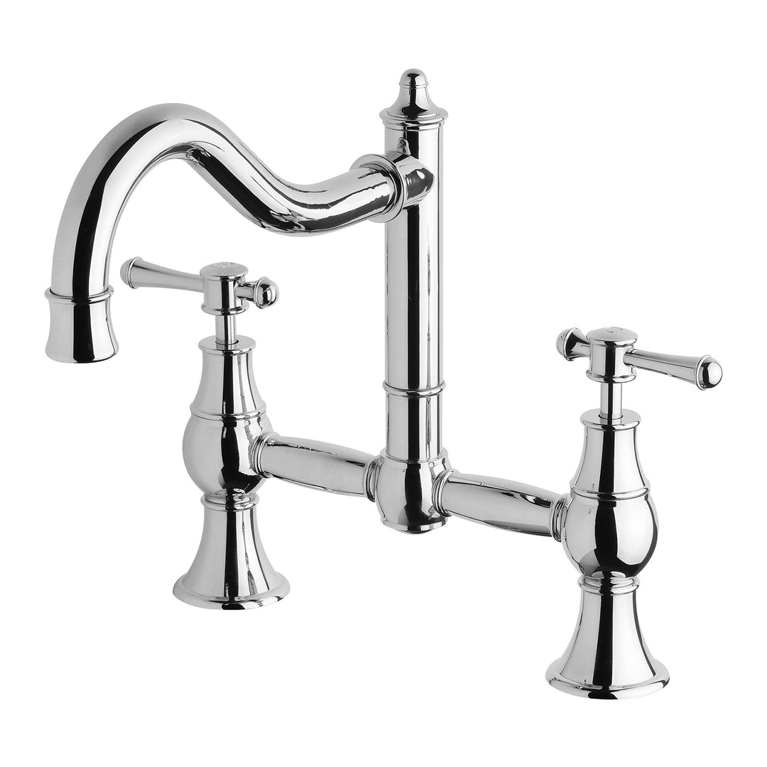 1 Nostalgia Exposed Sink Set 230mm Shepherds Crook, Tapware – Pilbara Bathroom Warehouse