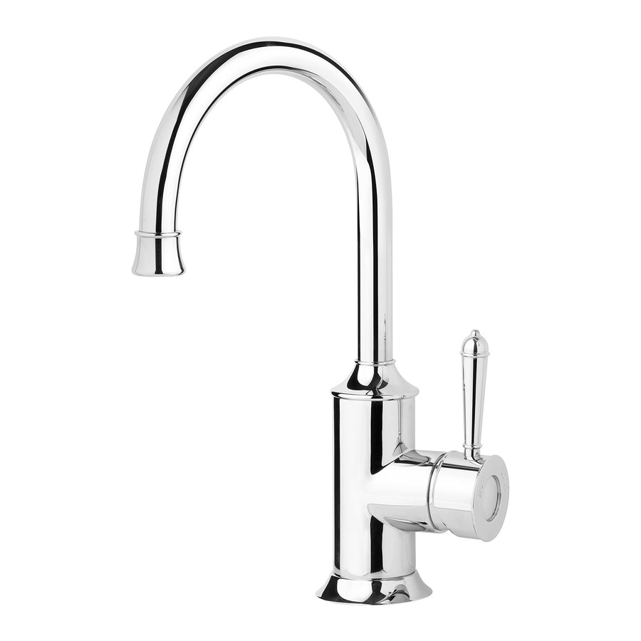 1 Nostalgia Sink Mixer 160mm Gooseneck, Mixers – Pilbara Bathroom Warehouse