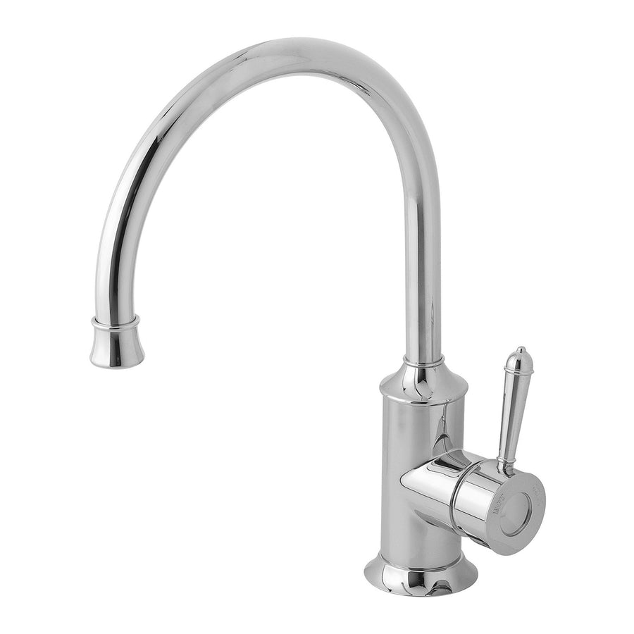1 Nostalgia Sink Mixer 220mm Gooseneck , Mixers – Pilbara Bathroom Warehouse