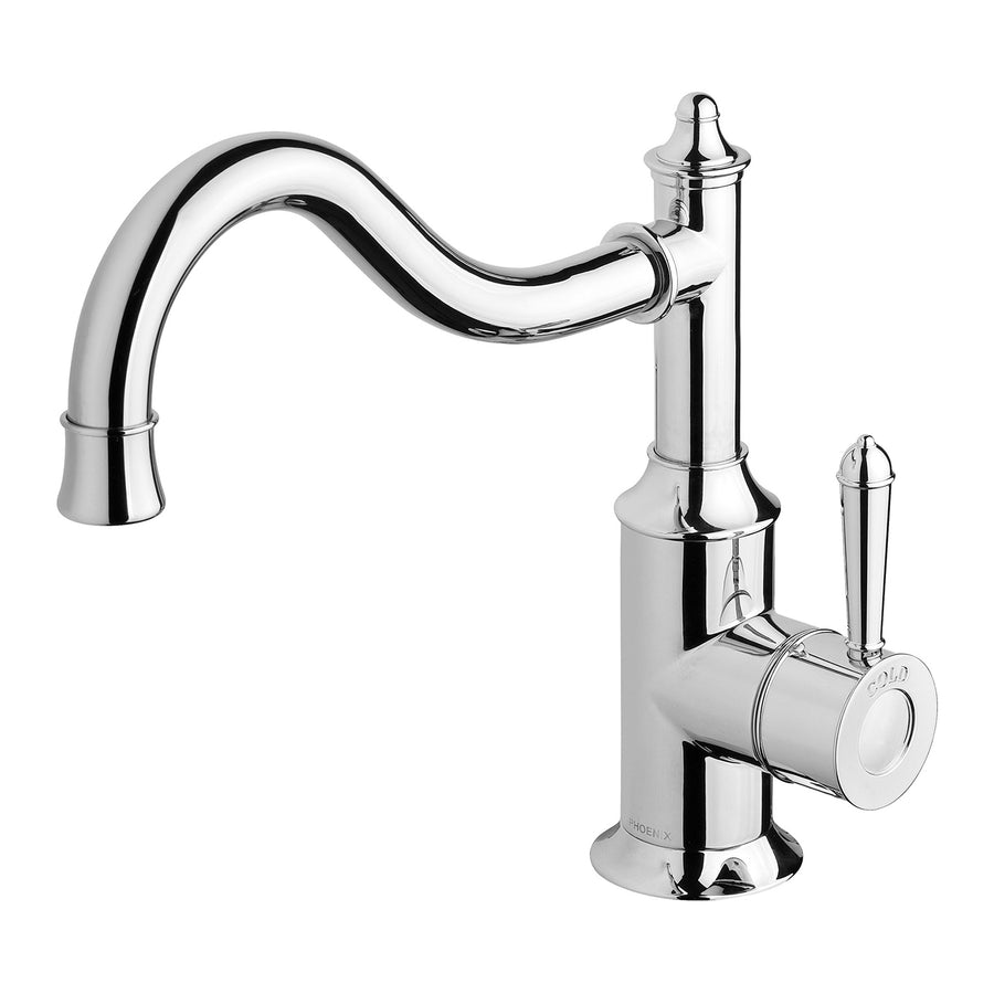 1 Nostalgia Sink Mixer 230mm Shepherds Crook, Mixers – Pilbara Bathroom Warehouse