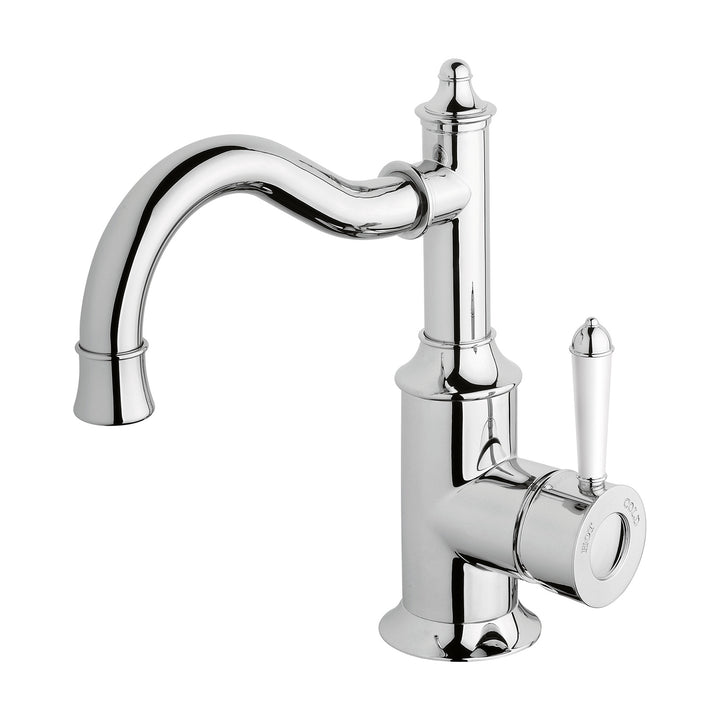 5 Nostalgia Basin Mixer 160mm Shepherds Crook, Mixers – Pilbara Bathroom Warehouse