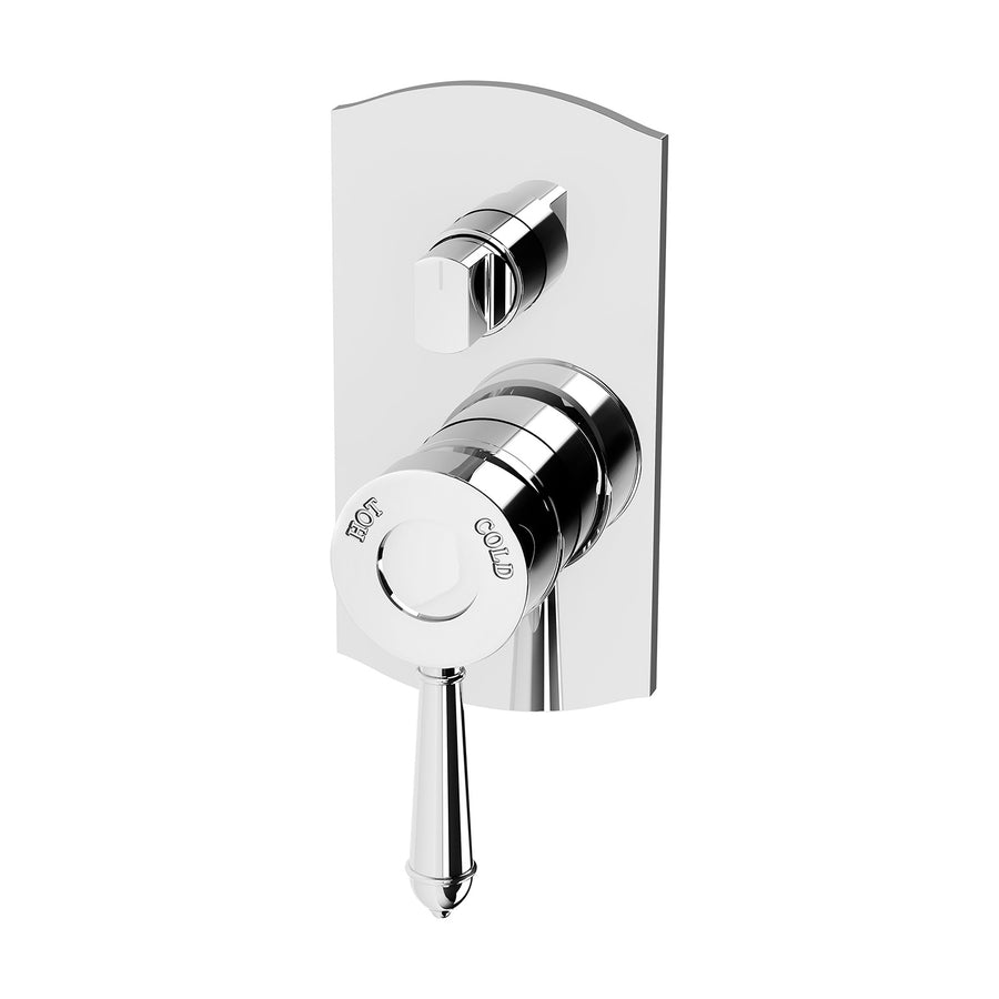 1 Nostalgia Shower / Bath Diverter Mixer, Mixers – Pilbara Bathroom Warehouse