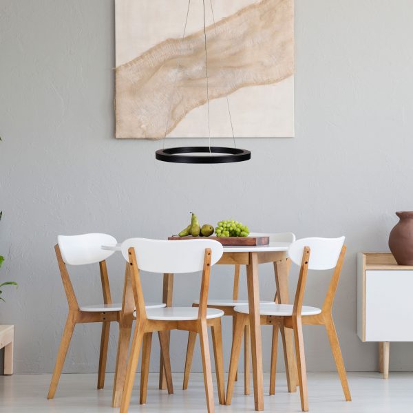 Nebula 60cm Tri-Colour LED Halo Pendant Light