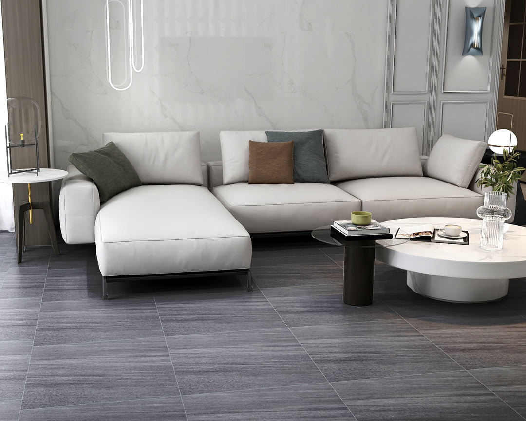 Nero Marquina Matt Tile 300x600