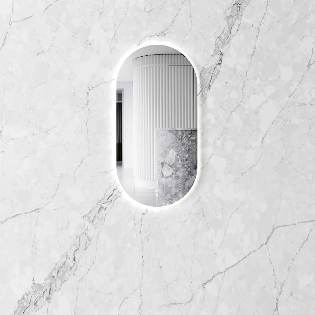 Noosa 900x450 Frameless LED Mirror | Modern Bathroom Lighting with Motion Sensor