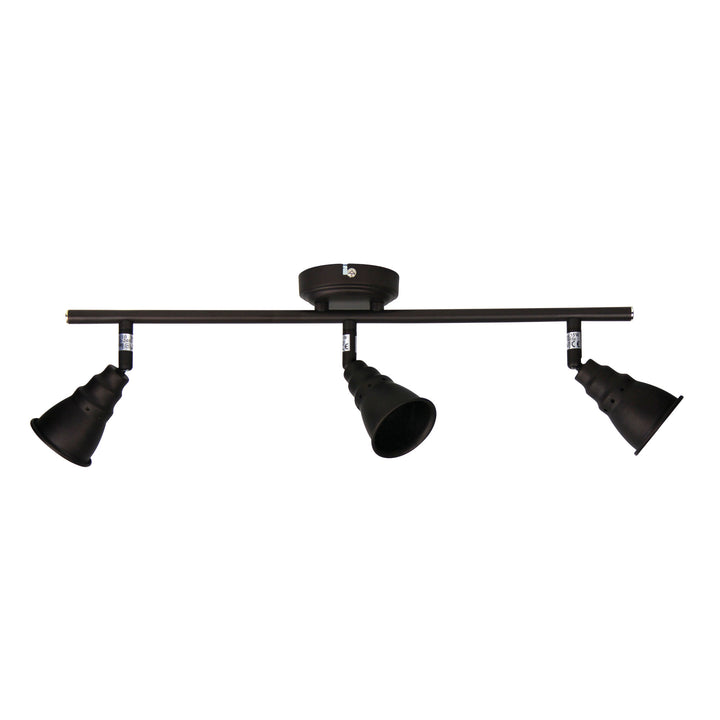 Norton 3 Light Vintage Spotlight in Rubbed Bronze