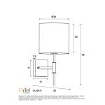 Bella Wall Light - Bronze