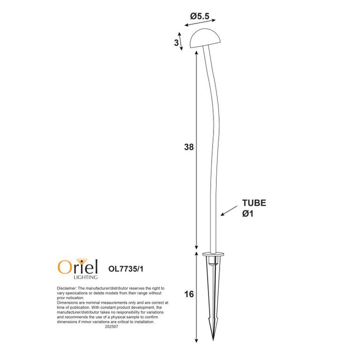 Enoki.1 12V Garden Light - White