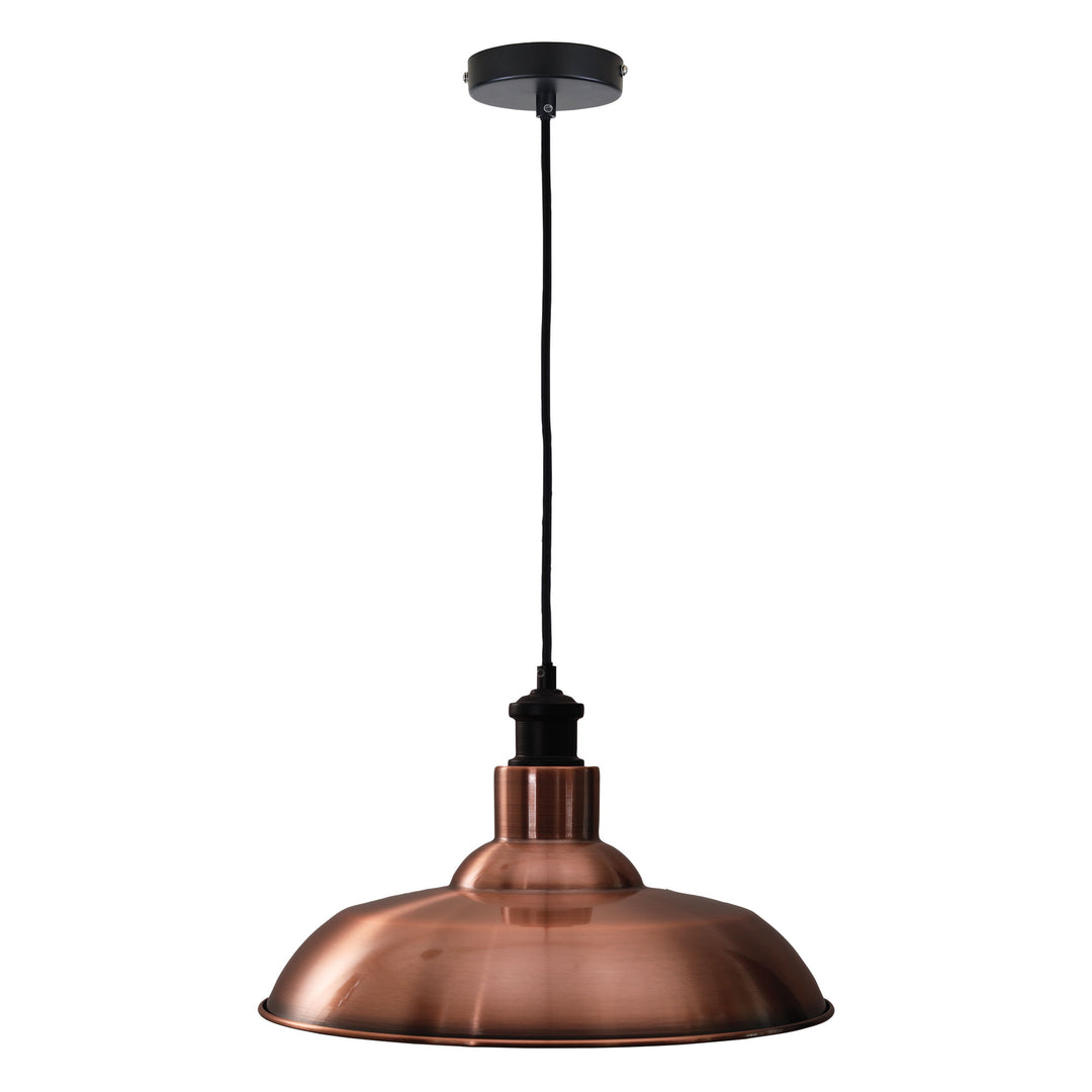 SLATER PENDANT COPPER Copper plated Industrial Vintage Pendant