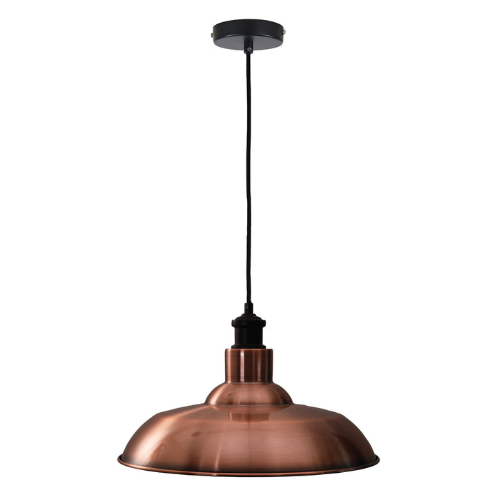 SLATER PENDANT COPPER Copper plated Industrial Vintage Pendant