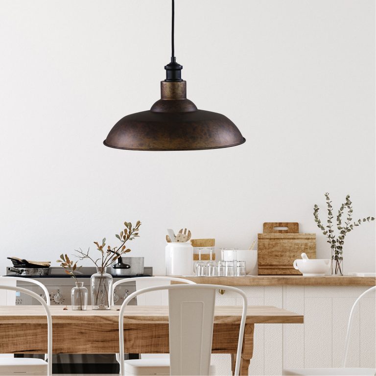 Slater Pendant Rusty & Black Albany – premium home and bathroom accessory from Pilbara Bathroom Warehouse