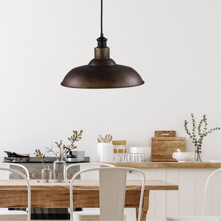 Slater Pendant Rusty & Black Albany – premium home and bathroom accessory from Pilbara Bathroom Warehouse