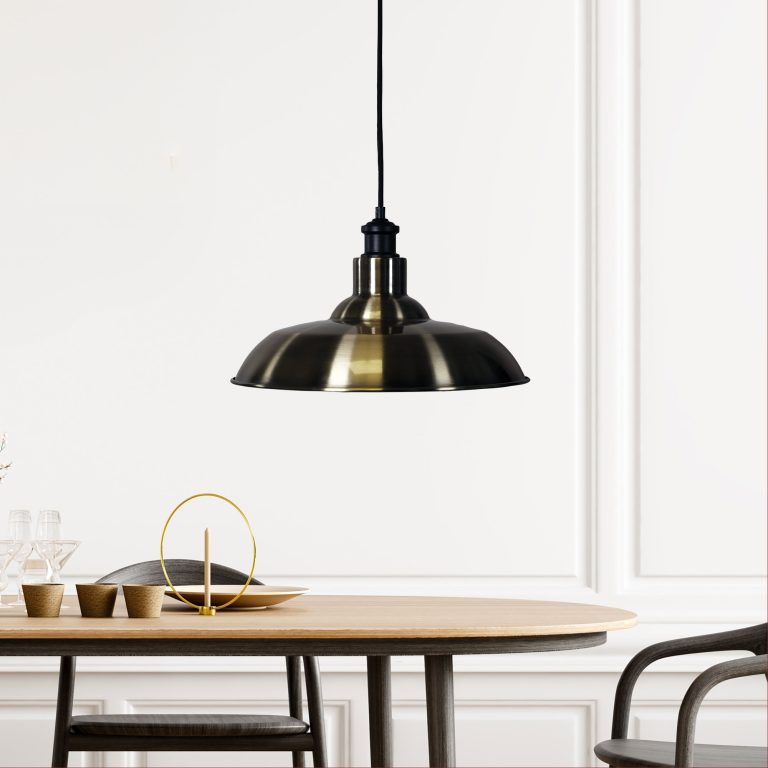 Slater Pendant Antique Br. & Black Albany – premium home and bathroom accessory from Pilbara Bathroom Warehouse