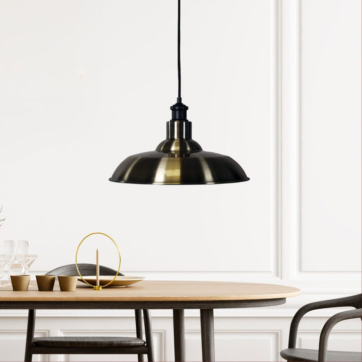 Slater Pendant Antique Br. & Black Albany – premium home and bathroom accessory from Pilbara Bathroom Warehouse