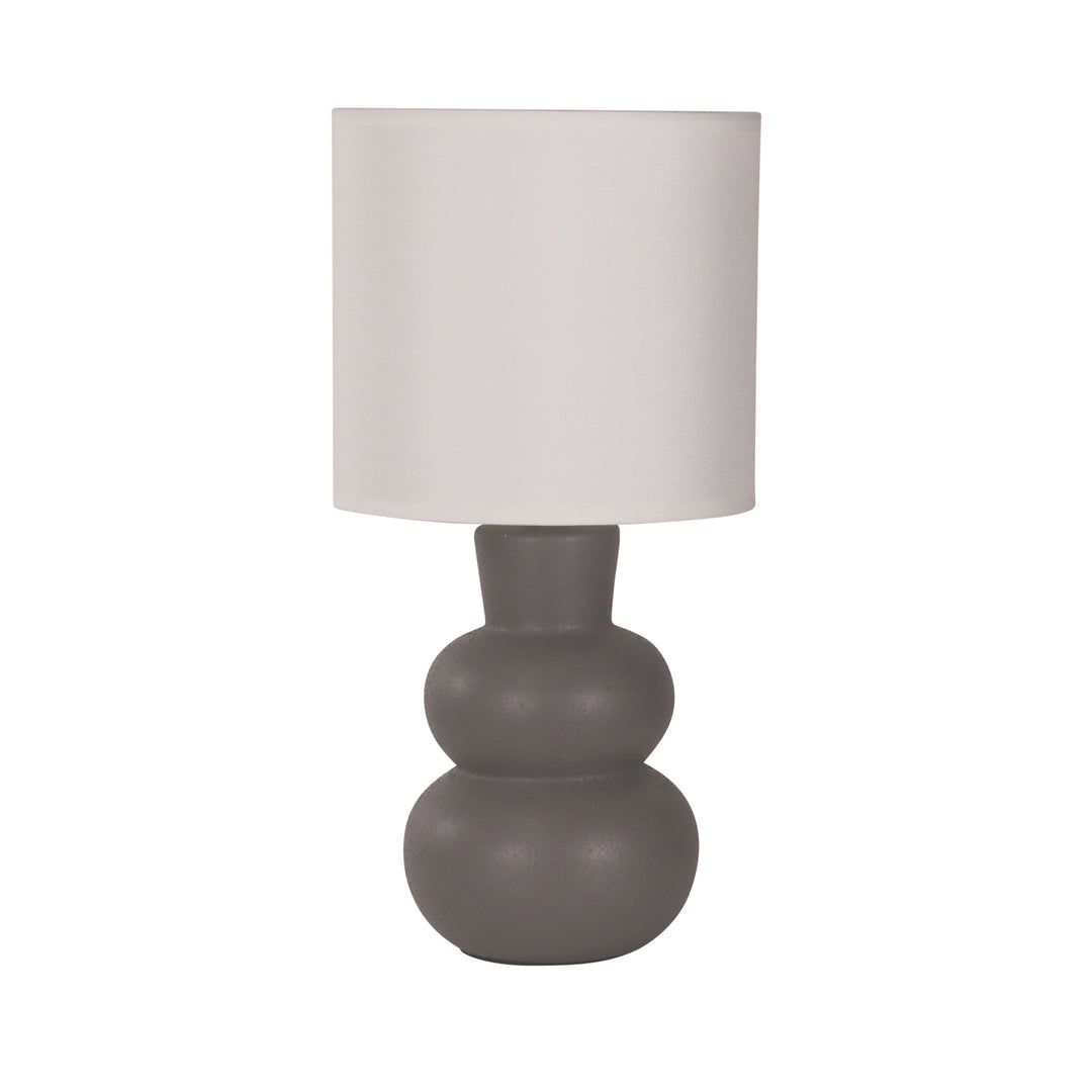 HOLLA GREY Grey Ceramic Table Lamp